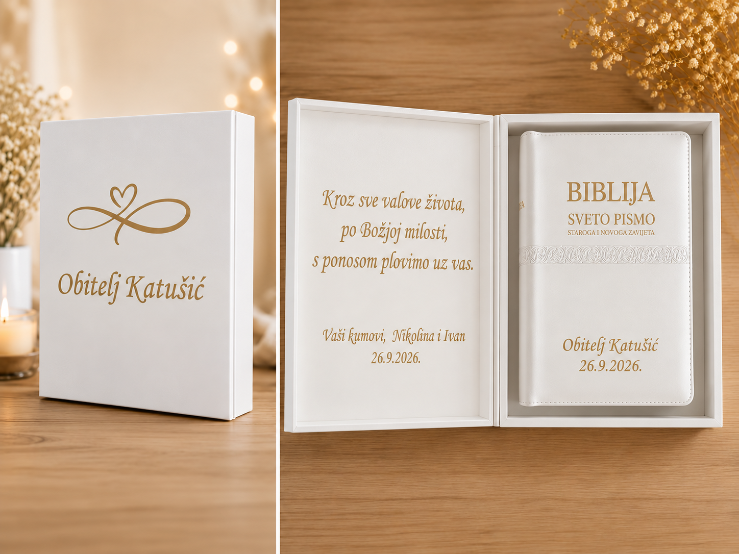 Biblija u sjajnoj kartonskoj kutiji