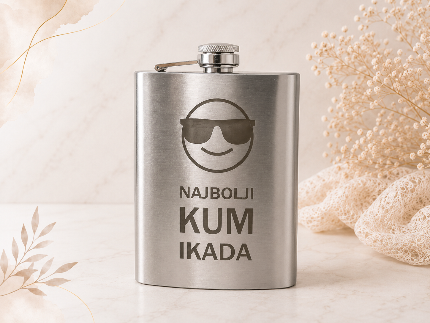 Pljoska - Personalizirano graviranje po želji