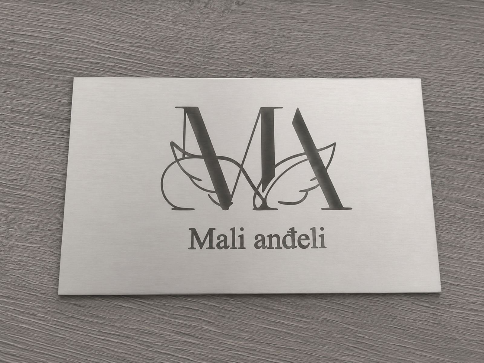 Graviranje na Inoks 30 x 20 cm - Personalizirano graviranje po želji