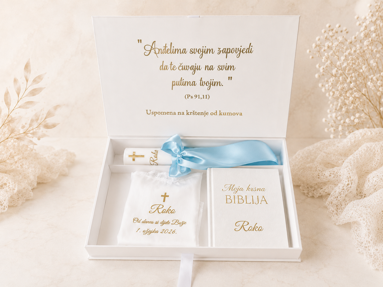 Personalizirane krsne košuljice - primjer 20 - Personalizirane krsne košuljice