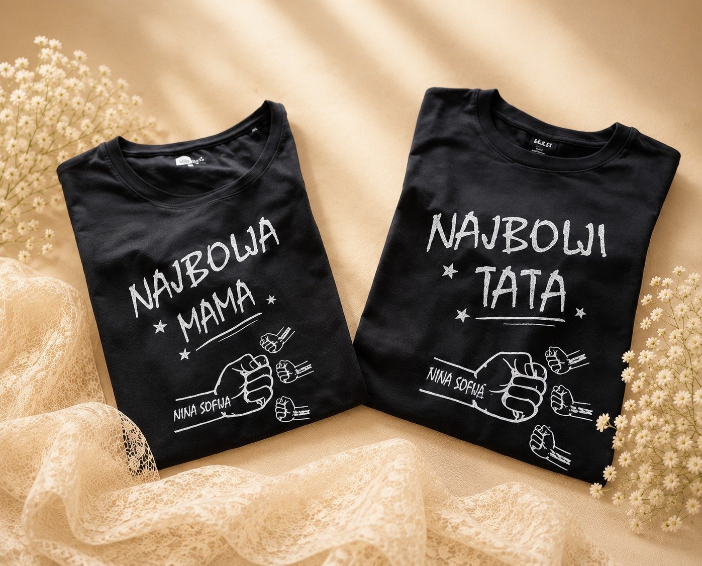 Najbolja mama i tata - Personalizirani tisak na majice