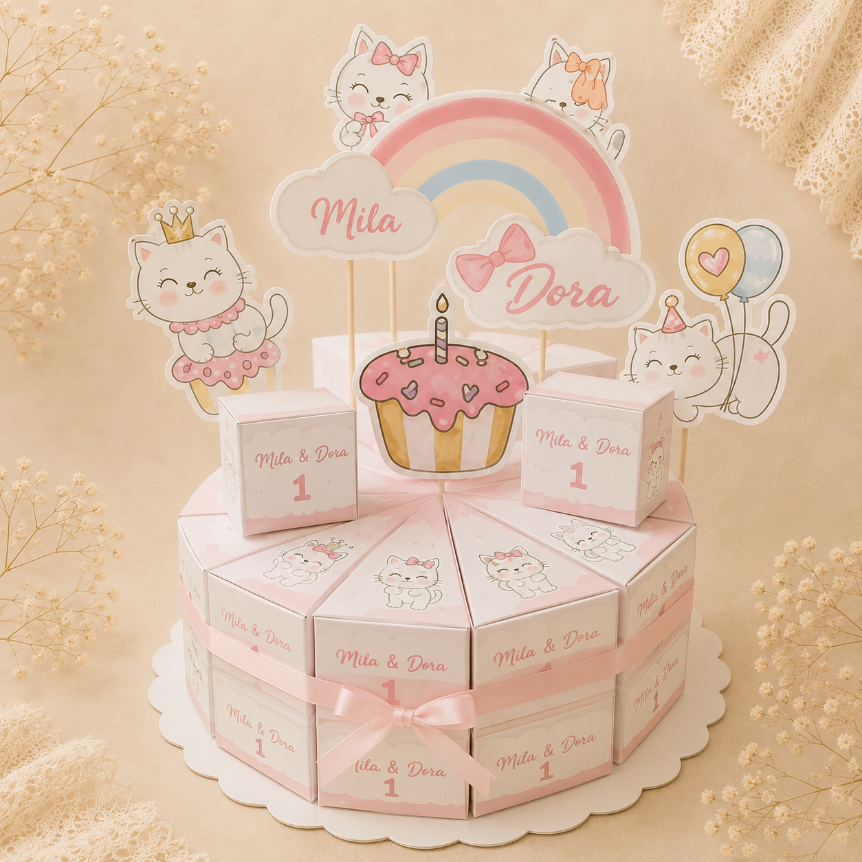 Kartonske kutijice torta - Personalizirane pinjate po želji