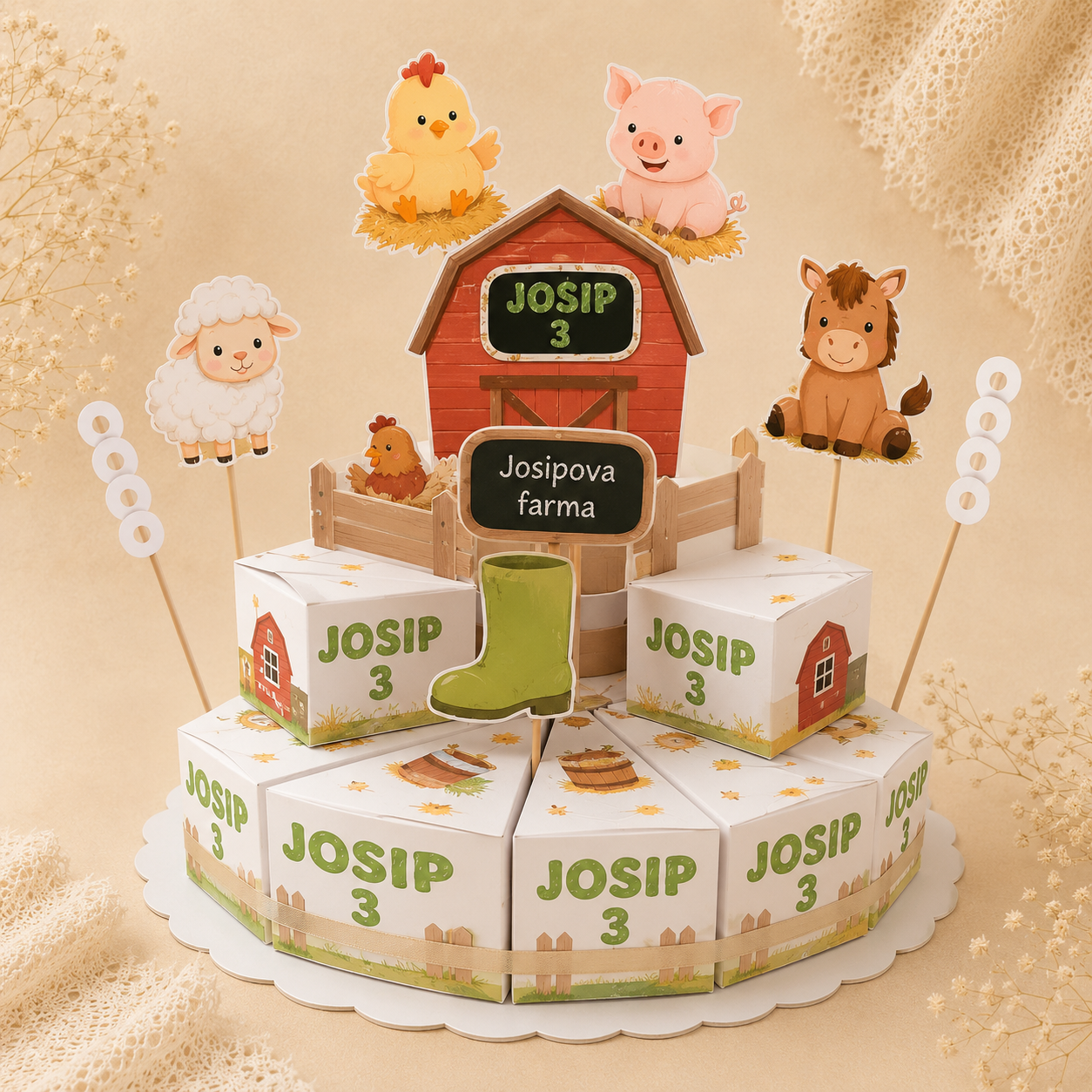 Kartonske kutijice torta - Personalizirane pinjate po želji
