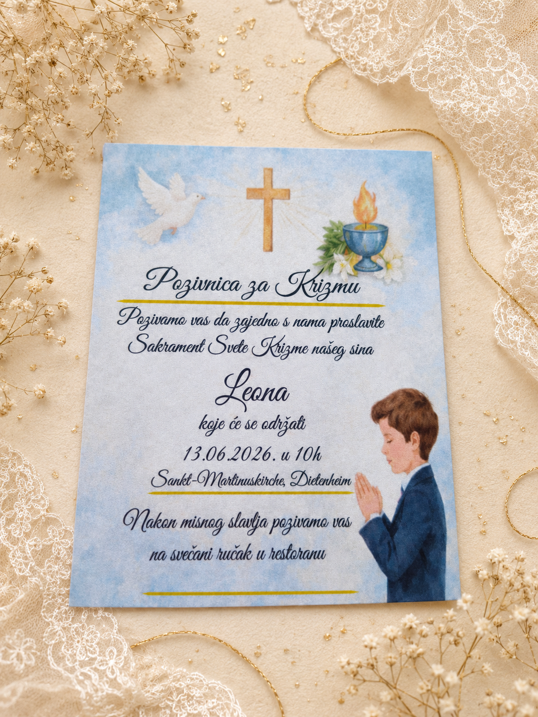 Pozivnica 200 g - Personalizirane pozivnice i zahvalnice