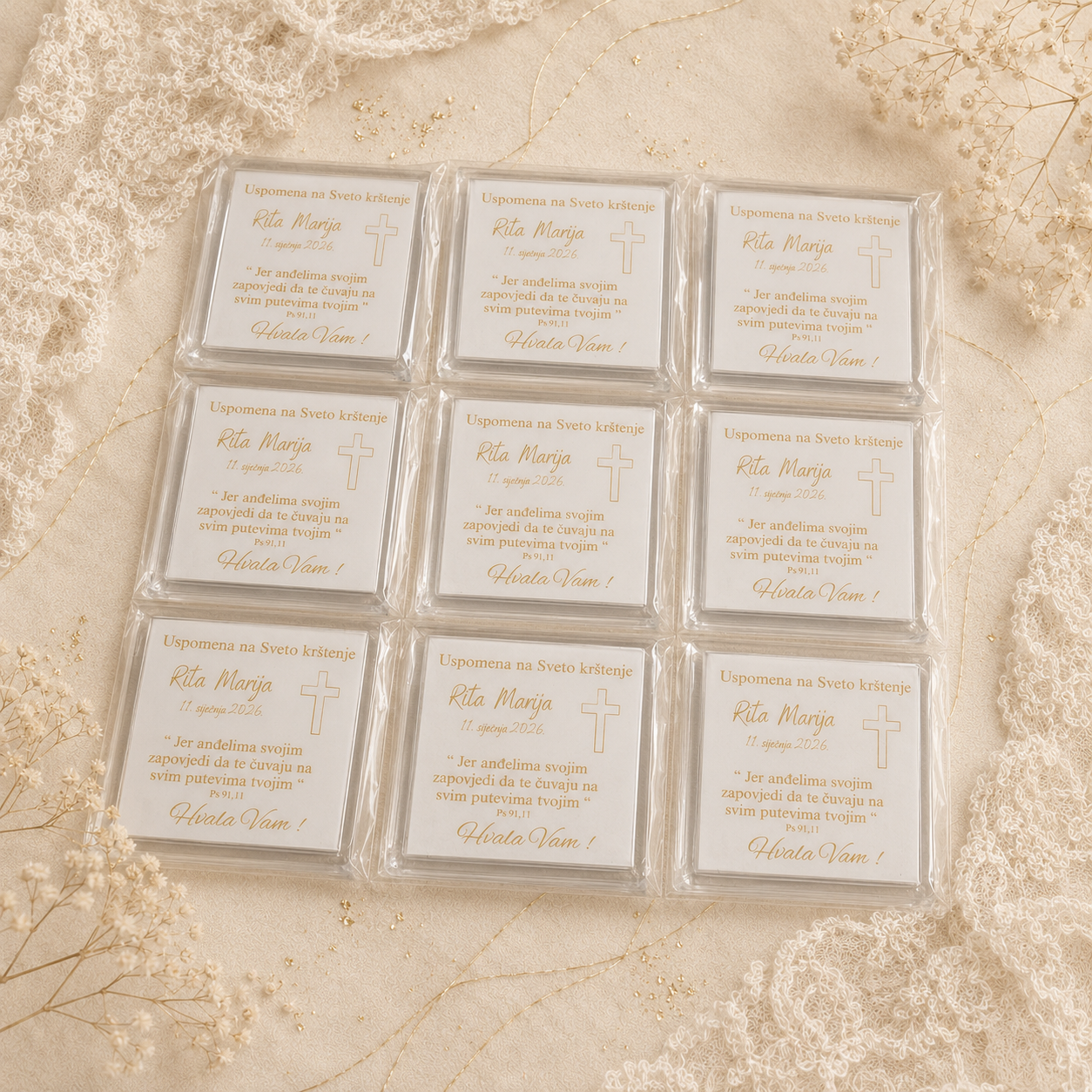 Magnet 6 x 6 cm - Personalizirane pozivnice i zahvalnice