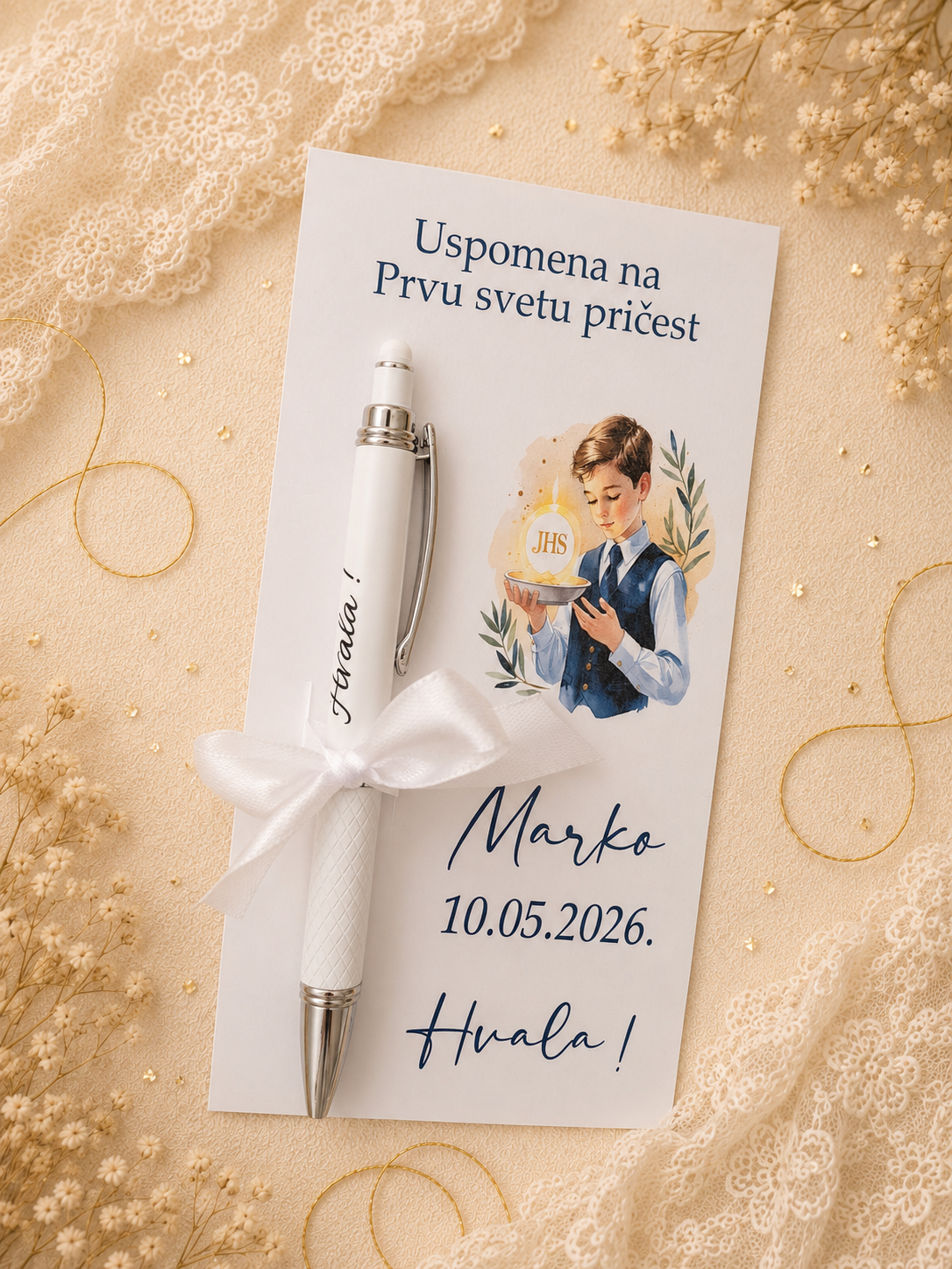 Kemijska olovka - Personalizirane pozivnice i zahvalnice