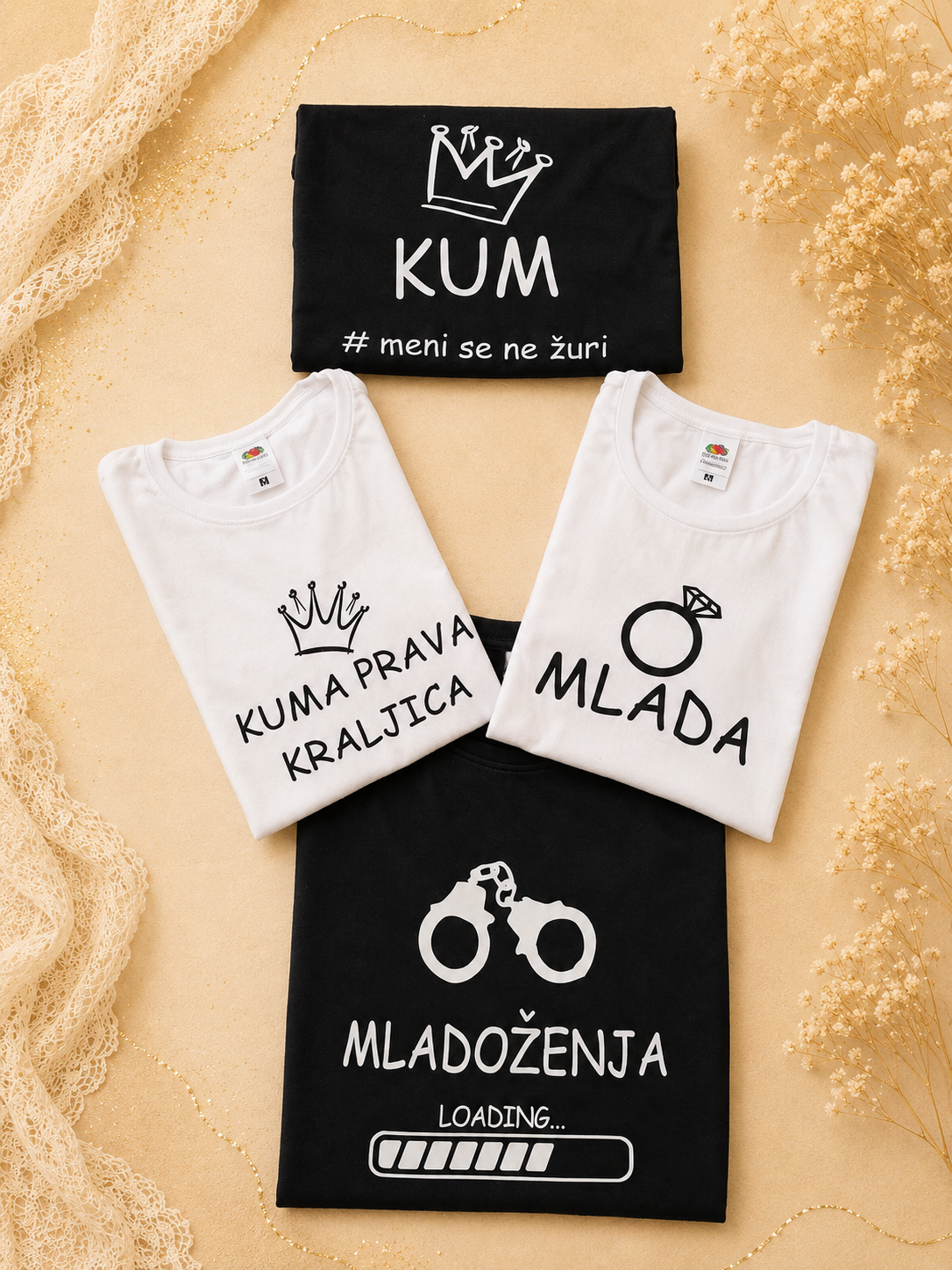Set majica - Personalizirani proizvodi za vjenčanja